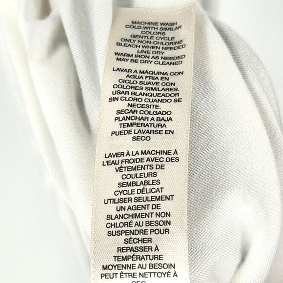 Chico's Chevron Stripe Maxi Skirt Size 0 Womens Blue White Art Print Side Slit - Picture 9 of 10